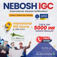 Enrol in NEBOSH IGC and Gain 9 International HSE course free
